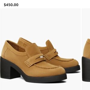 Tory Burch Tan Suede Loafers